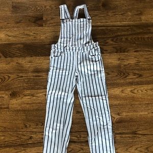 Striped Overalls